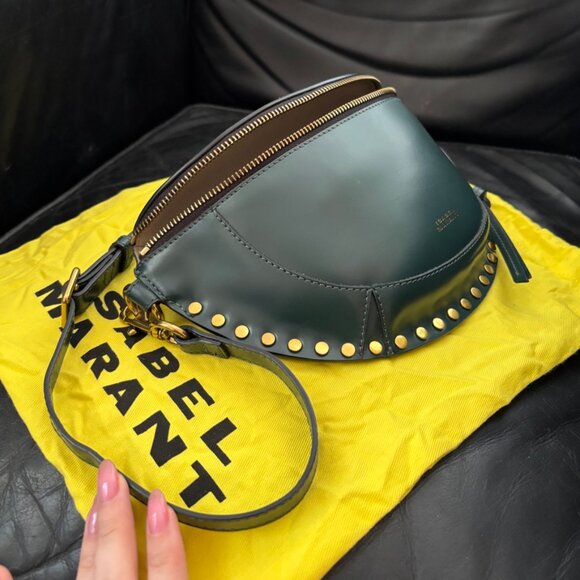 Isabel Marant Skano Belt Bag in Petrol - Picture 5 of 8